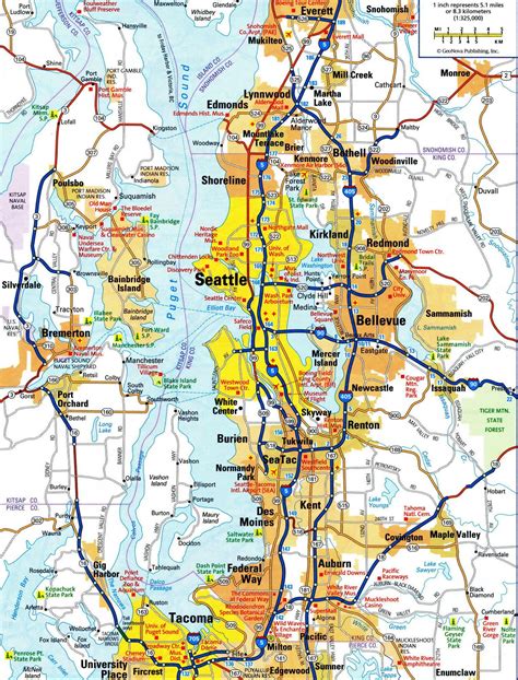 Seattle Map .